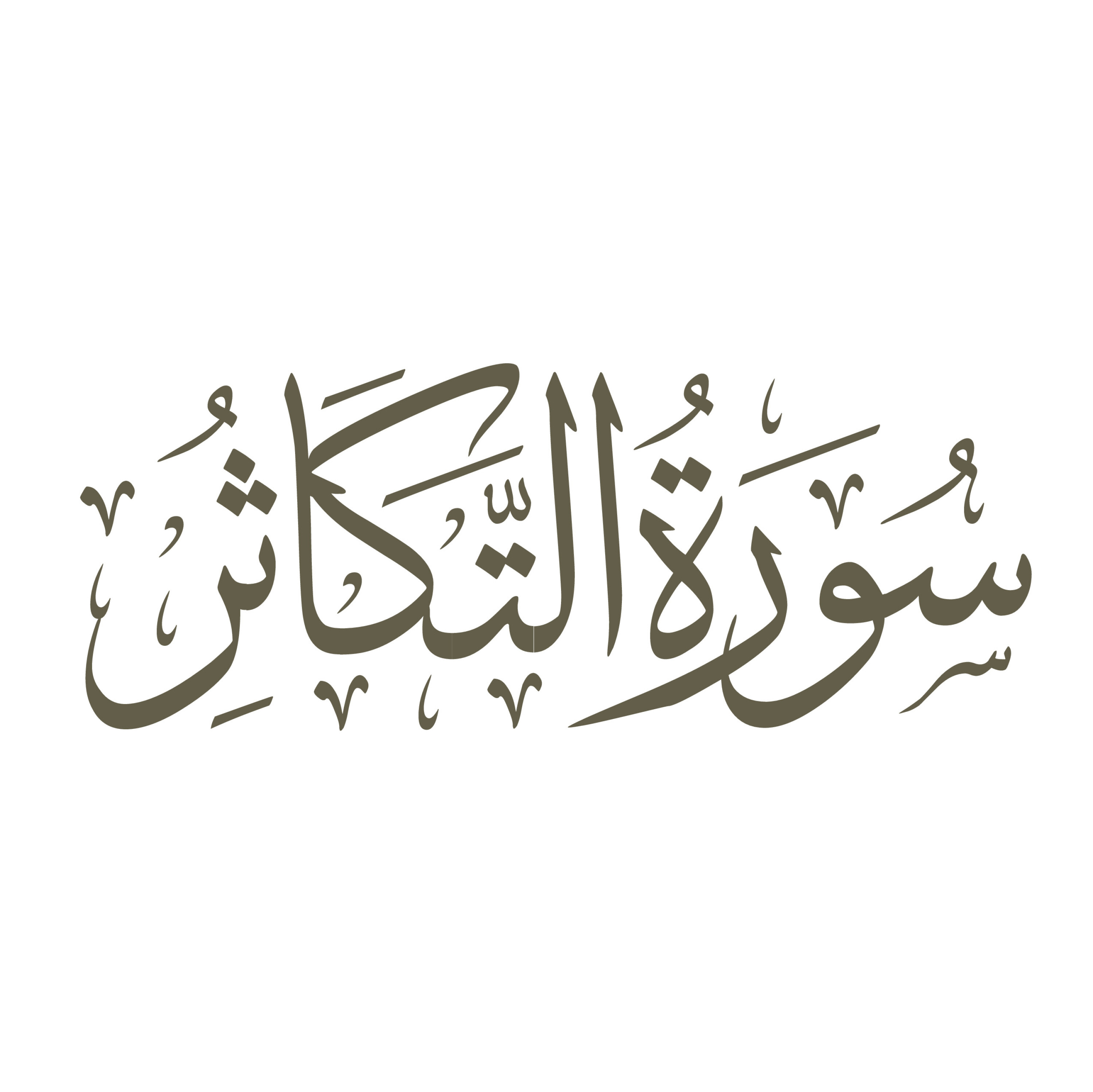 تفسیر سورۀ مبارک تکاثر