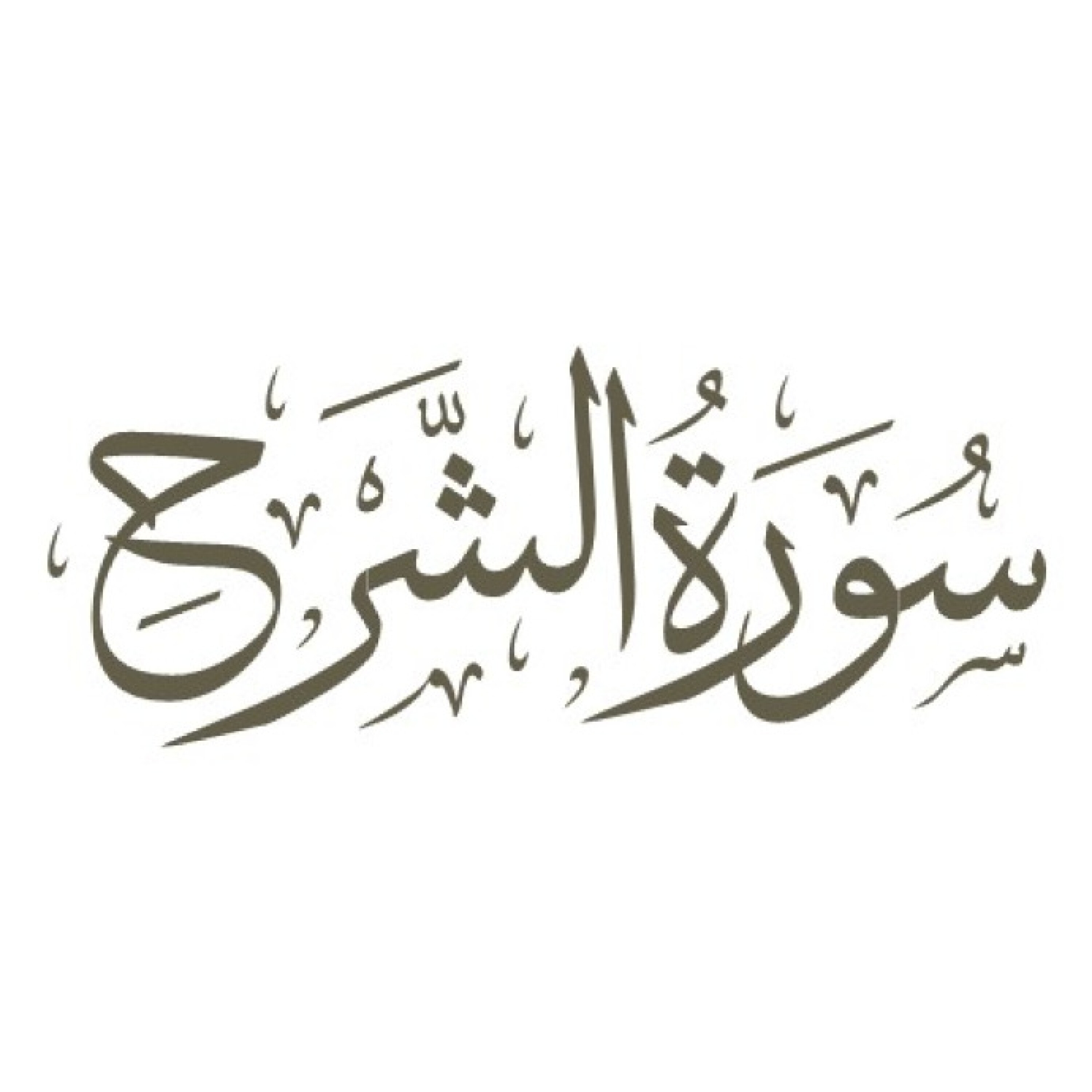 تفسیر سوره مبارکه شرح